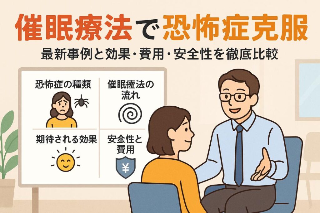 催眠療法で恐怖症を克服する方法と効果を徹底解説｜最新事例と安全性・費用比較