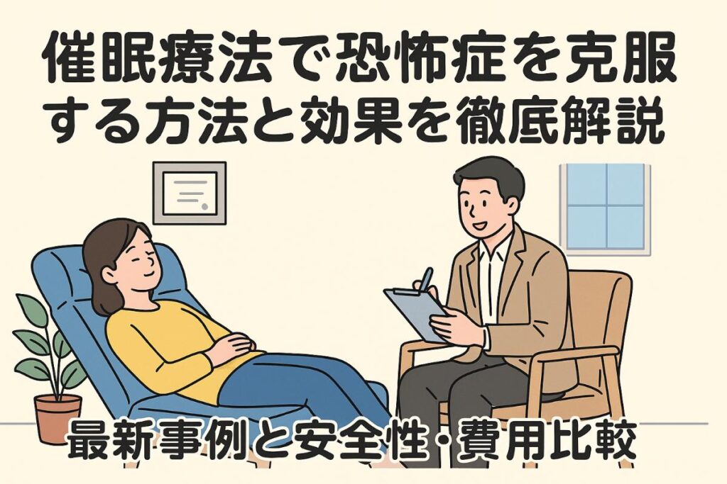 催眠療法で恐怖症を克服する方法と効果を徹底解説｜最新事例と安全性・費用比較