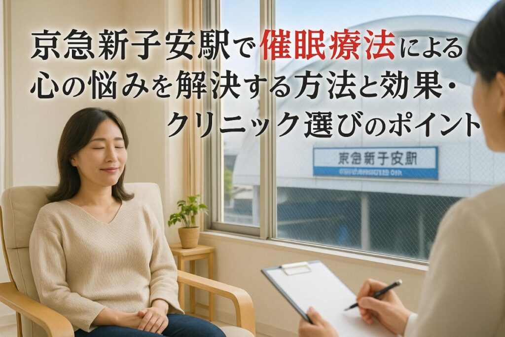 京急新子安駅で催眠療法による心の悩みを解決する方法と効果・クリニック選びのポイント