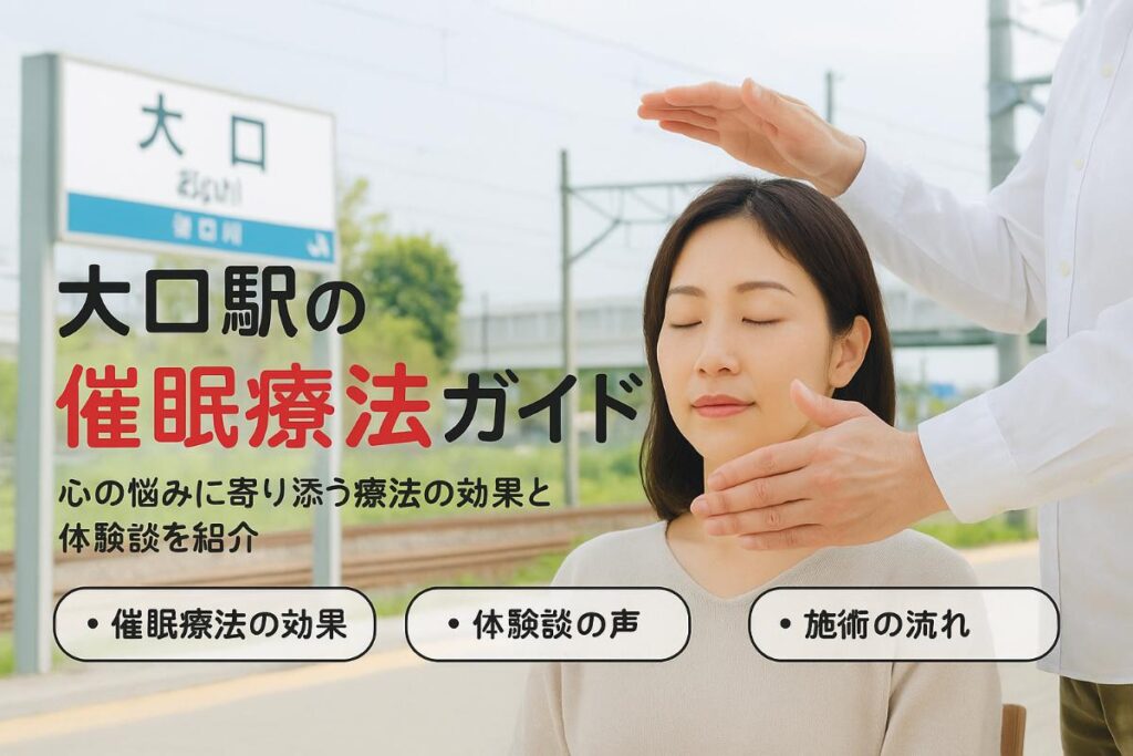 大口駅周辺で心の悩みを解決！催眠療法の効果や体験談・信頼できる選び方を徹底ガイド