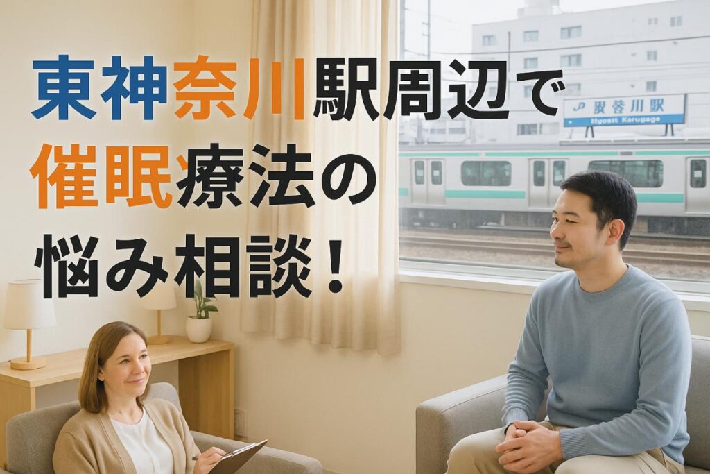 東神奈川駅周辺で催眠療法の悩み相談！効果や料金・クリニック選びの知識